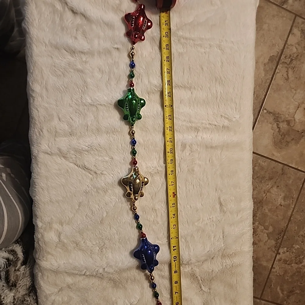 Christopher Radko-Style Vintage Glass Airplane Garland Dayton Hudson Pre TARGET